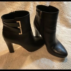 Le Silla Leather Ankle Boots 4” Heel